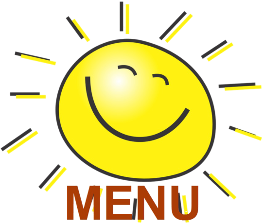 bouton logo menu soleil